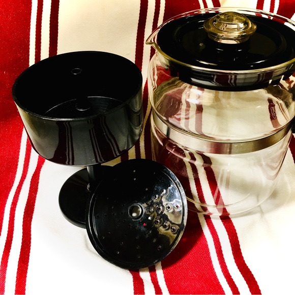 ONE-ALL MEDELCO 8-CUP STOVETOP GLASS PERCOLATOR EXCELLENT CONDITION German Glass - Picture 4 of 10